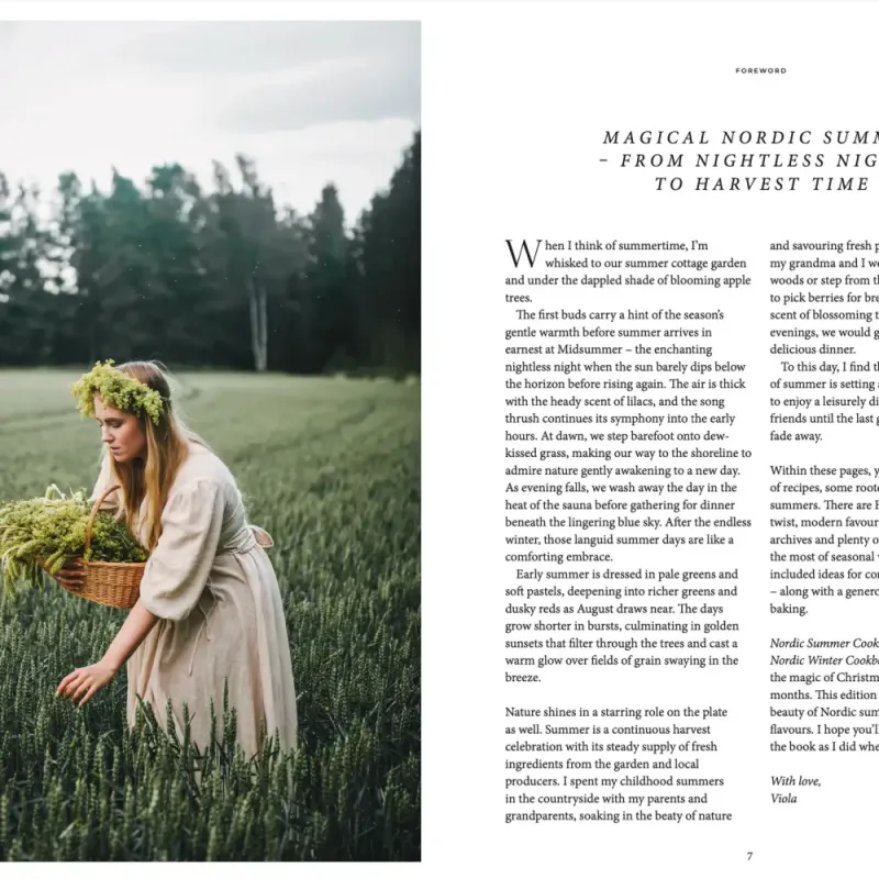 Nordic Summer Cookbook, Viola Minerva Virtamo