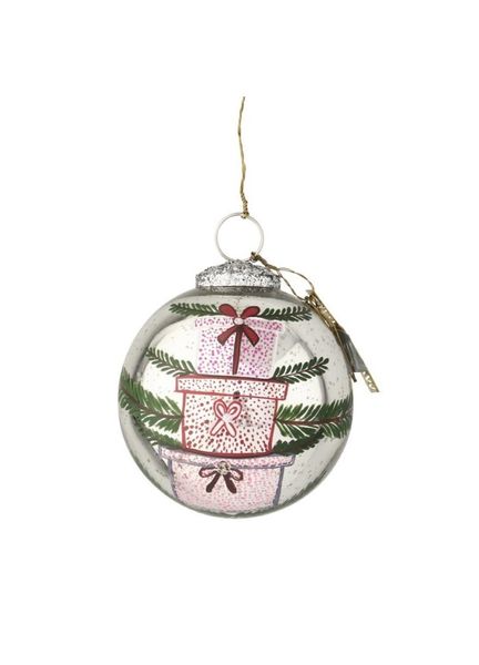 Walther & Co Glasskule Julegaver 7cm