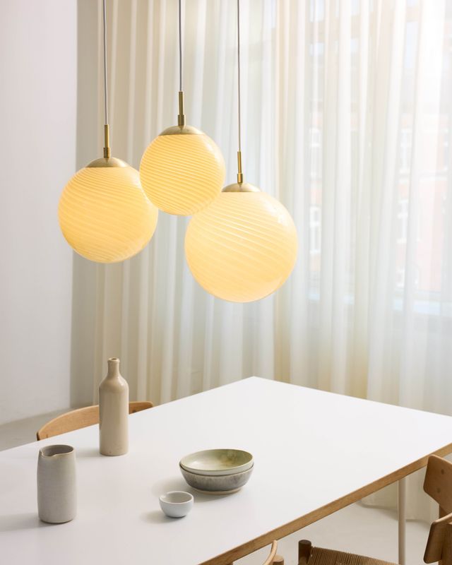 Candy Ball pendel Ø30 Cream