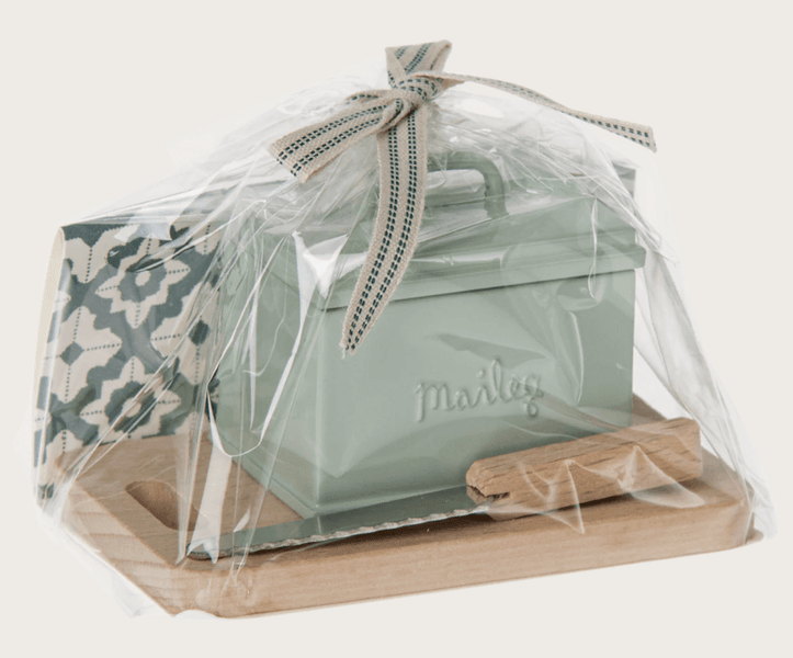 Maileg Bread box w. utensils Miniature
