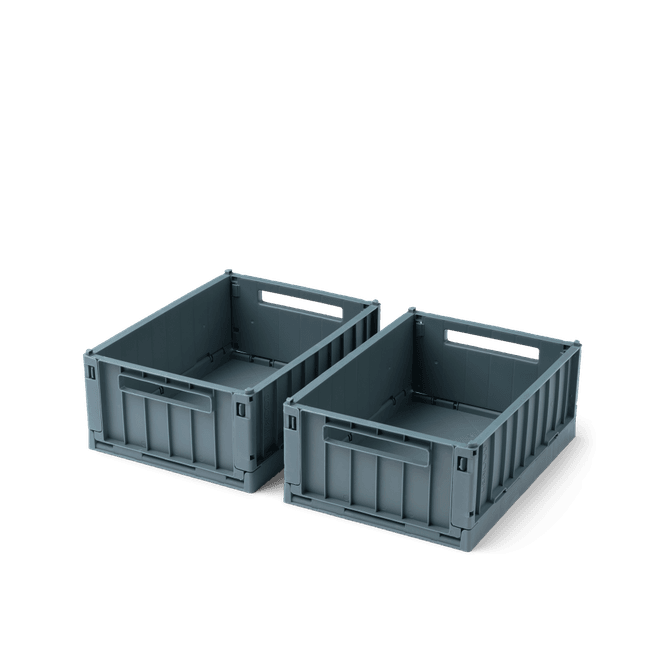 Hovedbilde Liewood Weston S foldekasse 2pk Whale blue