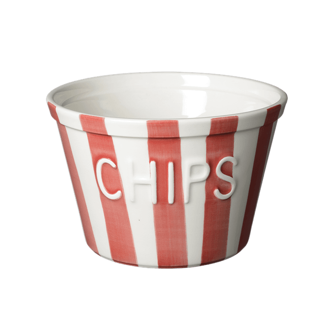 Hovedbilde Bruka Skål Chips red stripes