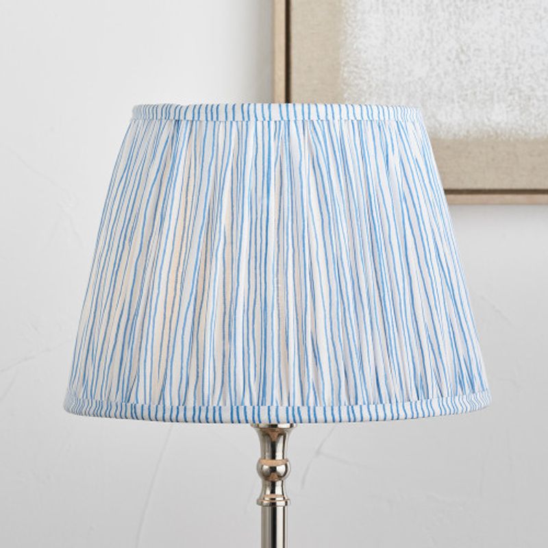 Lampeskjerm Thiago 35cm blå