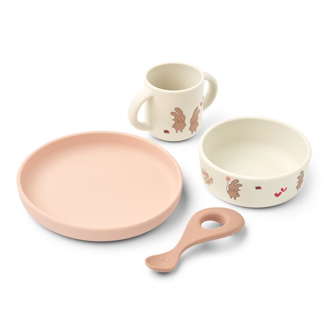 Hovedbilde Vivi Spisesett Wild child / Rosey