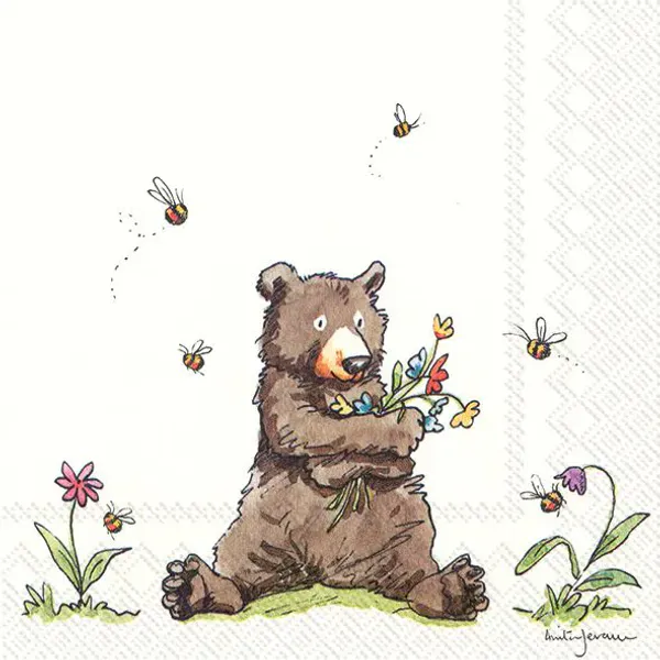 Ihr servietter Honey Bear