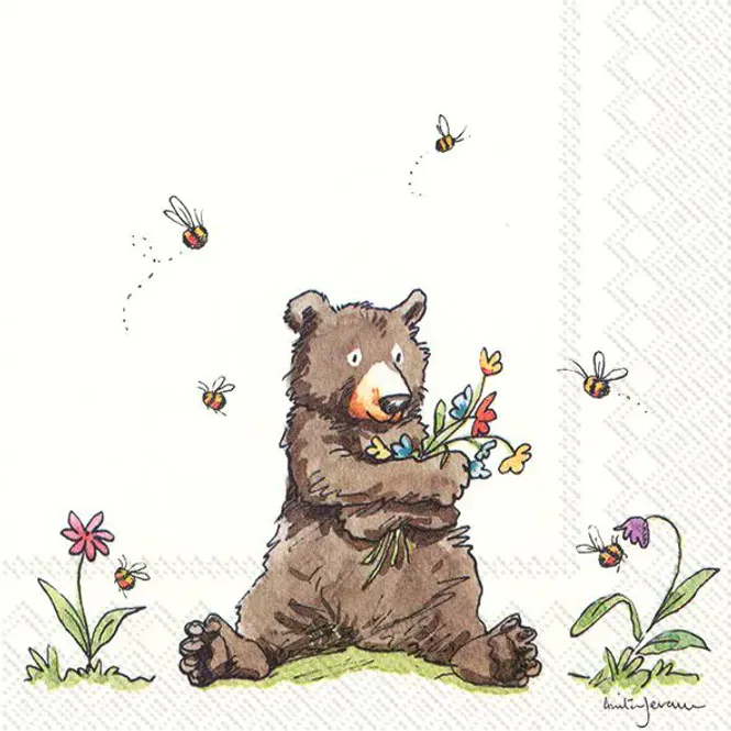 Hovedbilde Ihr servietter Honey Bear