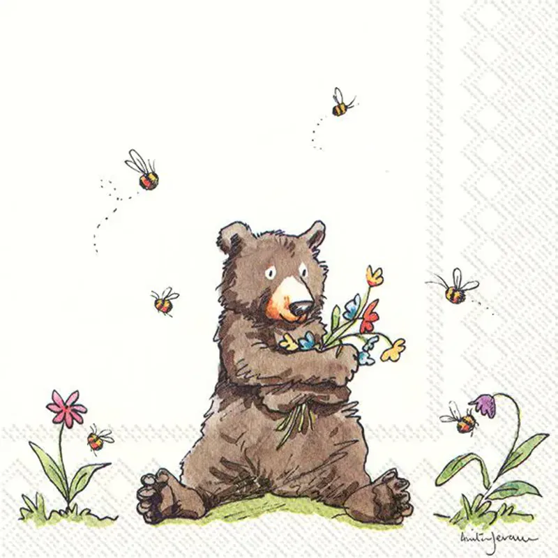 Ihr servietter Honey Bear
